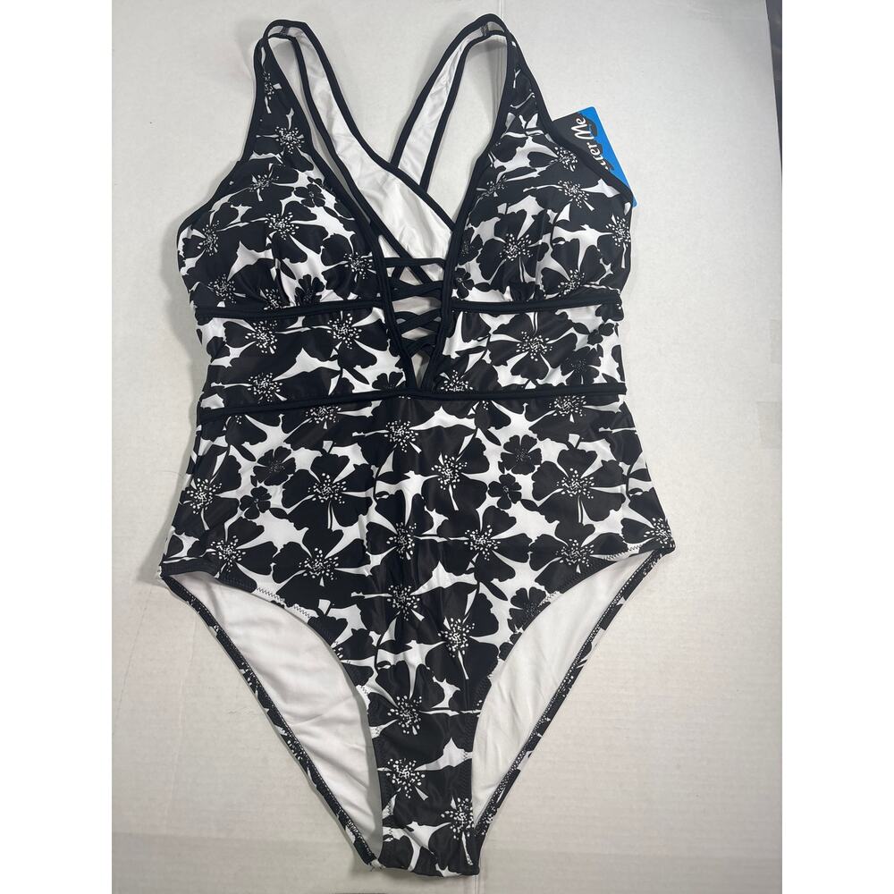 Flatter Me Floral One Piece Swimsuit - NWT - Size XL